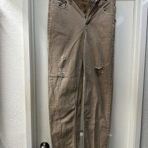 Wild Fable Tan Straight Jeans